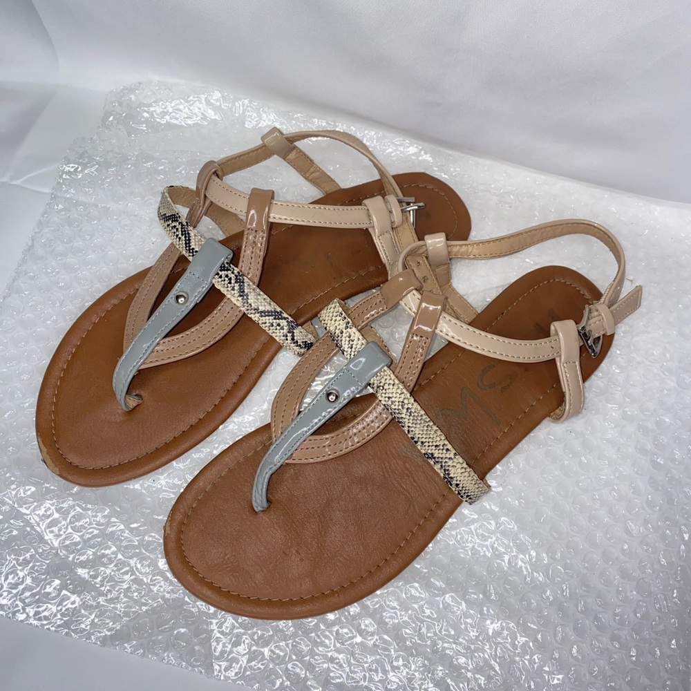 Gladiator Sandals faux snakeskin